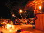 Huay Xai  Lounge cafe scene during at night