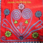 Laos Hmong Wall Hangings with traditional symbols